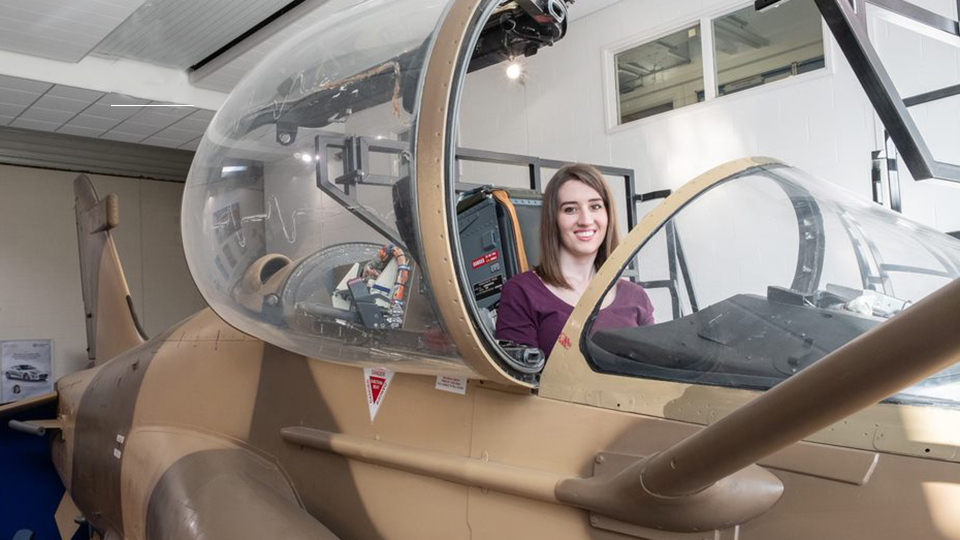 Aeronautical Engineering PhD student Ashley Van Bruygom